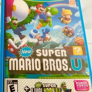 New Super Mario Bros. U + New Super Luigi U — complete and in great condition.
